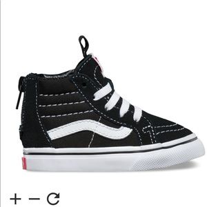 Vans Sk8-Hi size 8 preschool toddlers